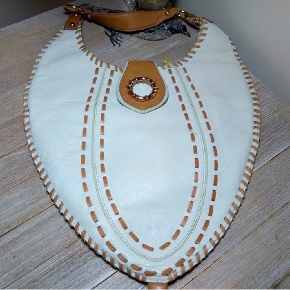 Authentic Kate Landry Genuine Leather unique Handbag